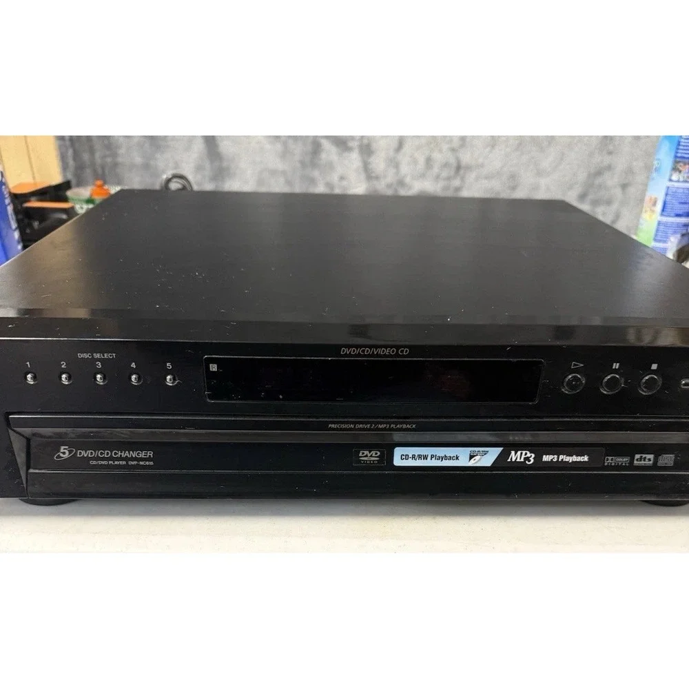 Sony DVP-NC615 Carousel 5-Disc DVD/CD Player Tested Works No Remote